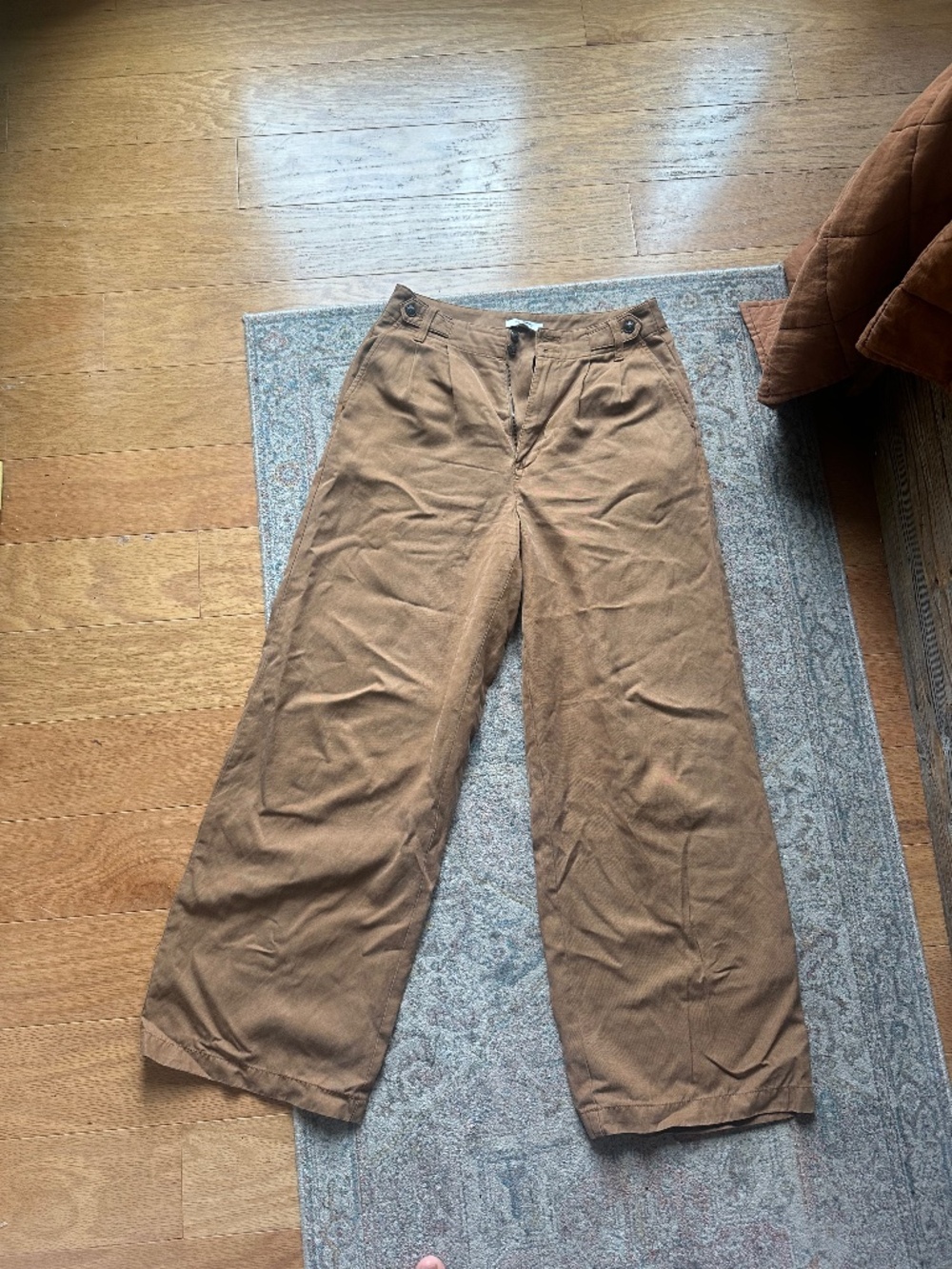 Madewell Harlow wide leg trousers size 2